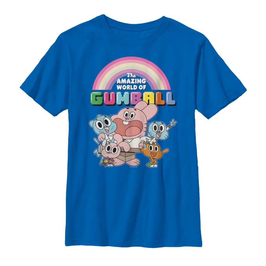 The Amazing World of Gumball Men’s Watterson Family Portrait T-Shirt