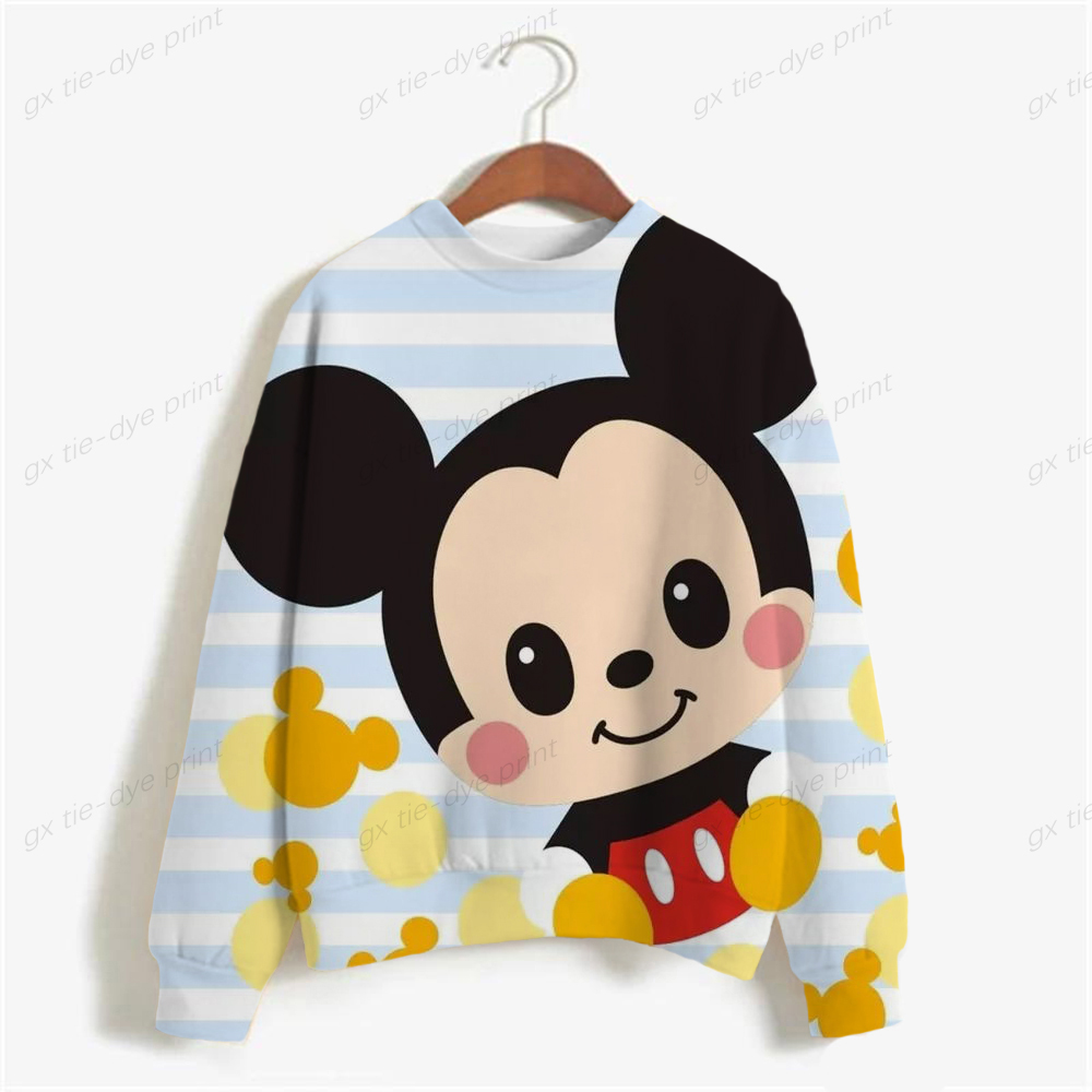 2022 Women’s Disney Mouse 3D Sweater Fashion Men’s Crewneck Sweater Fall Casual Long Sleeve Sweater Women’s Sweatshirt alx