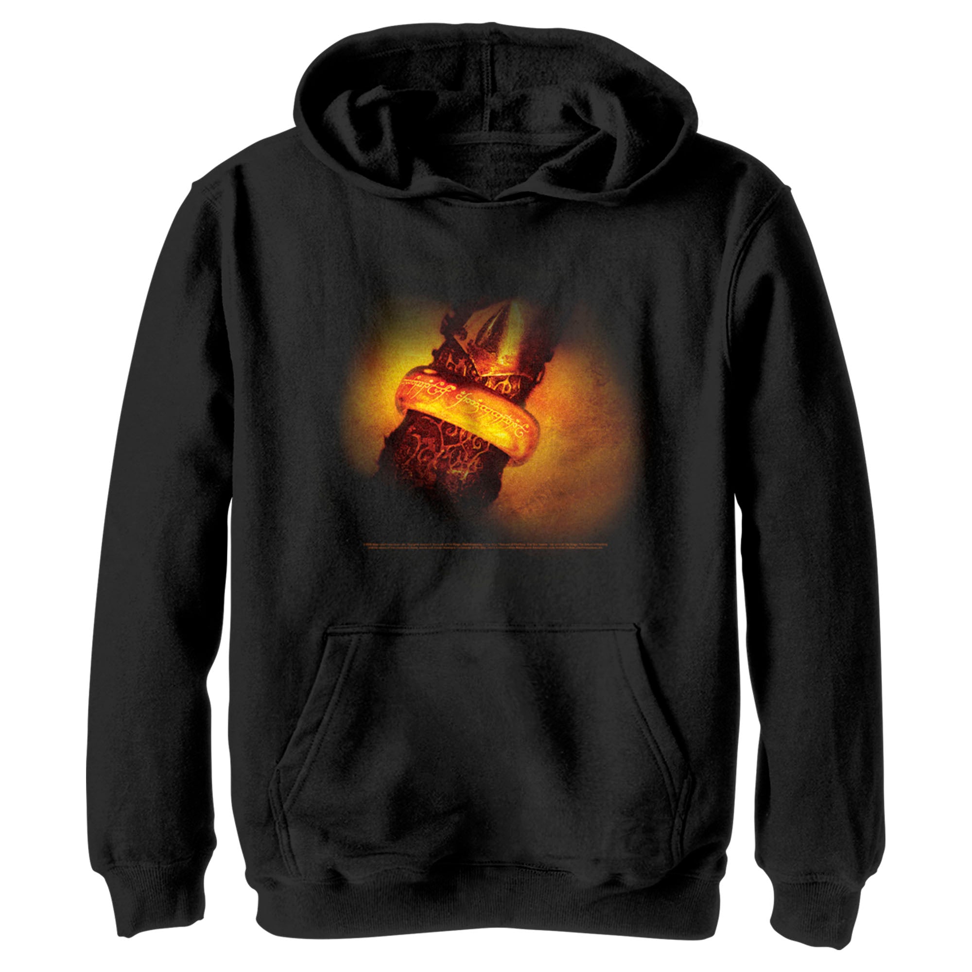 Boy’S The Lord Of The Rings Fellowship Of The Ring One Ring Pull Over Hoodie