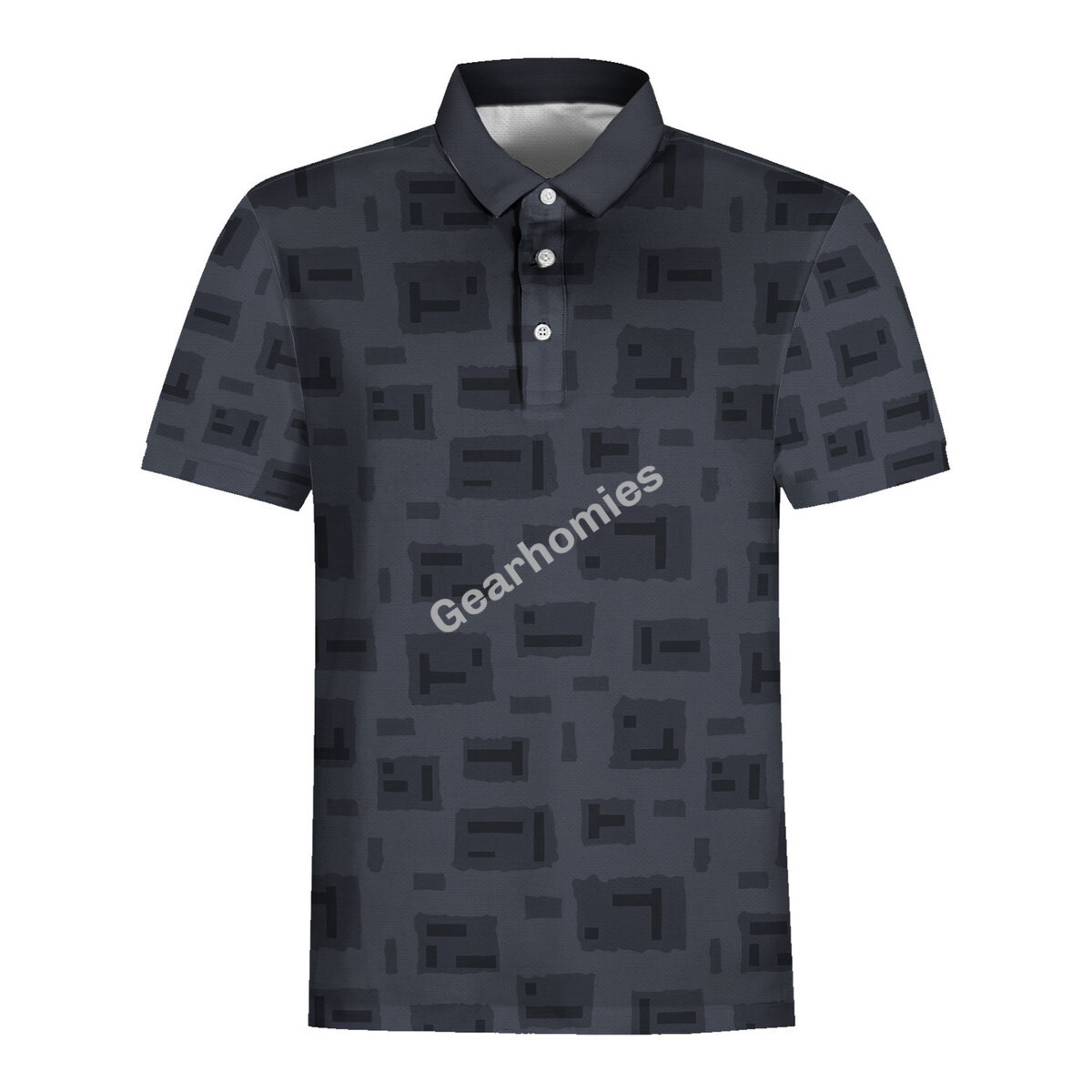 American Marpat Marine Pattern Urban Polo Shirt