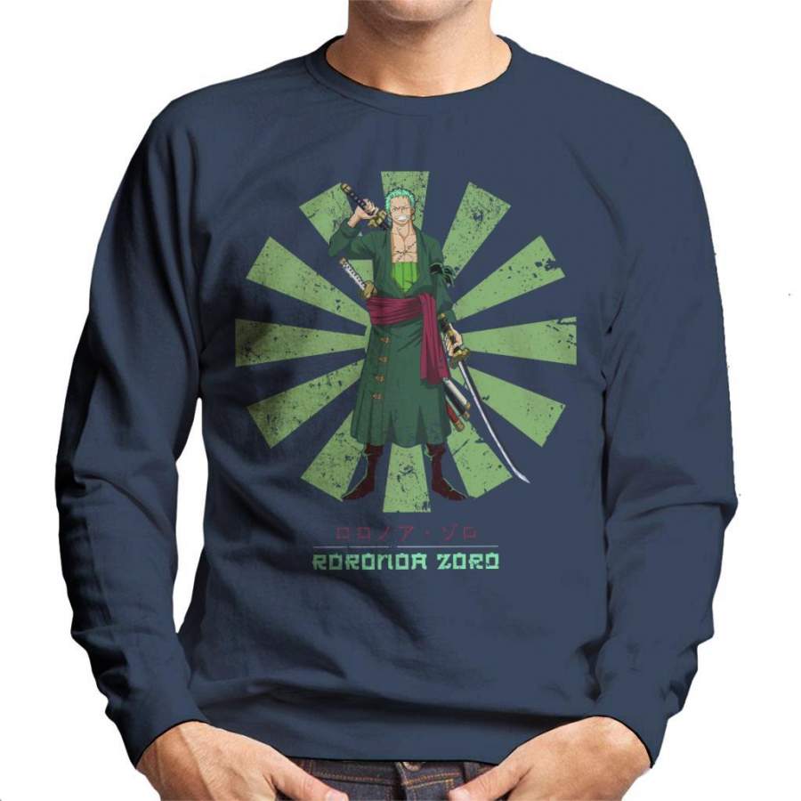 One Piece Roronoa Zoro Retro Japanese Men’s Sweatshirt