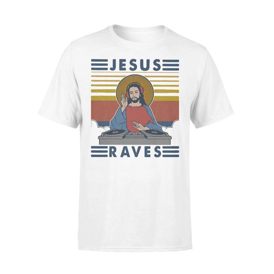 DJ Jesus Raves Vintage Retro T-shirt