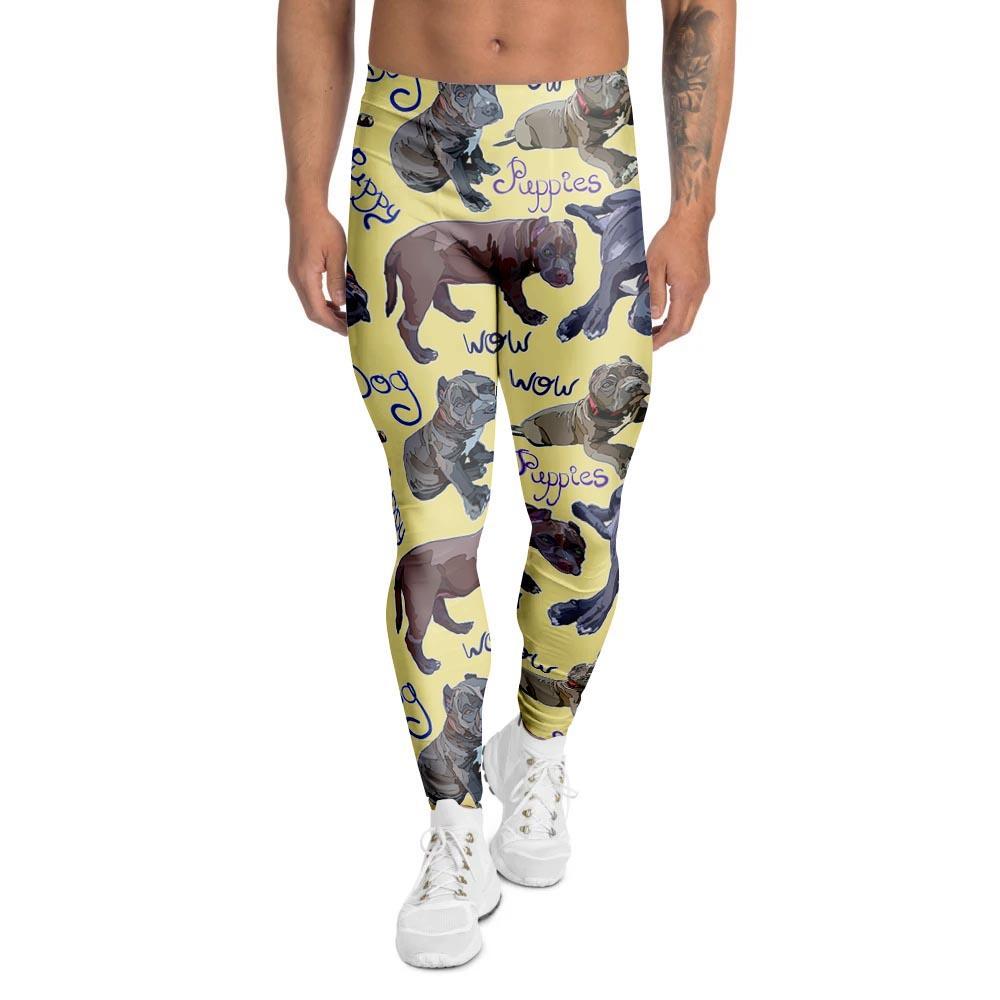 Pitbull Puppy Men’S Leggings