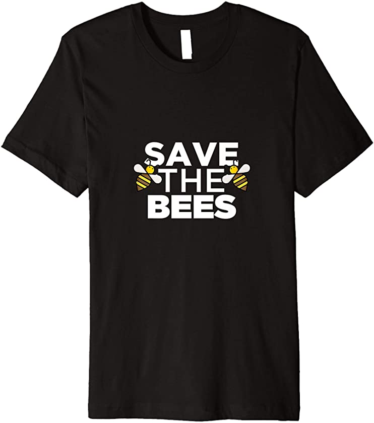 Save The Bees Animal Rights Supporters Earth Day Lover Gift Premium T-Shirt