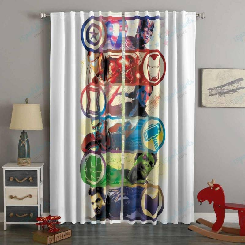 3D Printed Avengers Style Custom Living Room Curtains