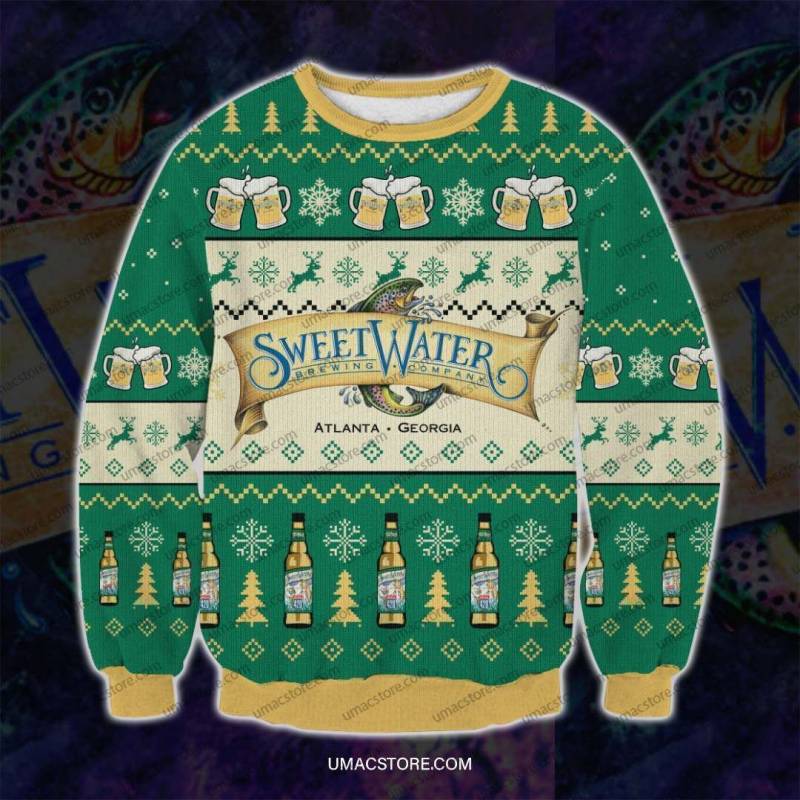 SweetWater 3D Print Ugly Christmas Sweatshirt