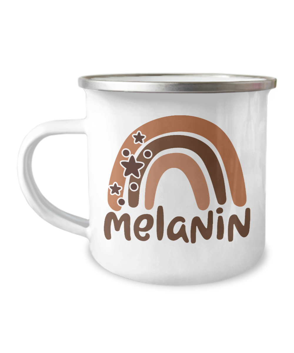 Melanin Rainbow Campfire Coffee Mug Black History Month