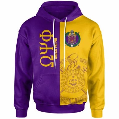 Omega Psi Phi Hoodie – Custom Fraternity Shield Hoodie