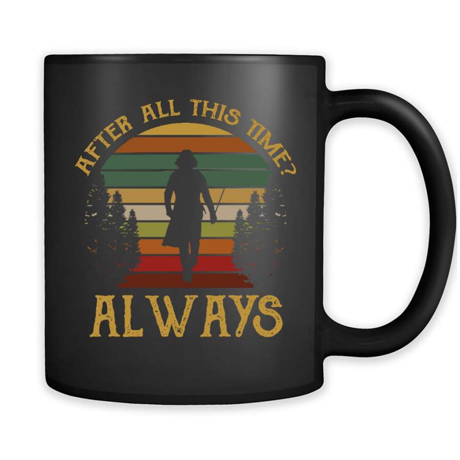 After All This Time Always Classic Vintage Retro Design – Full-Wrap Coffee Black Mug