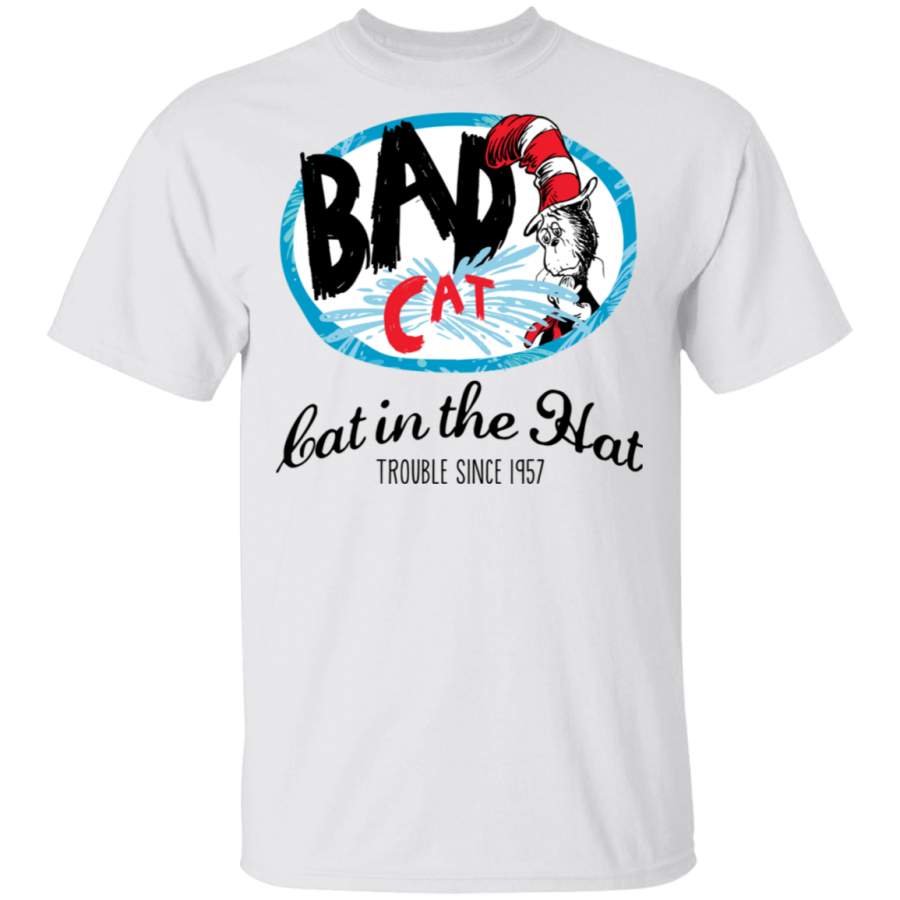 Dr Seuss Bad Cat Since 1957 Tshirt