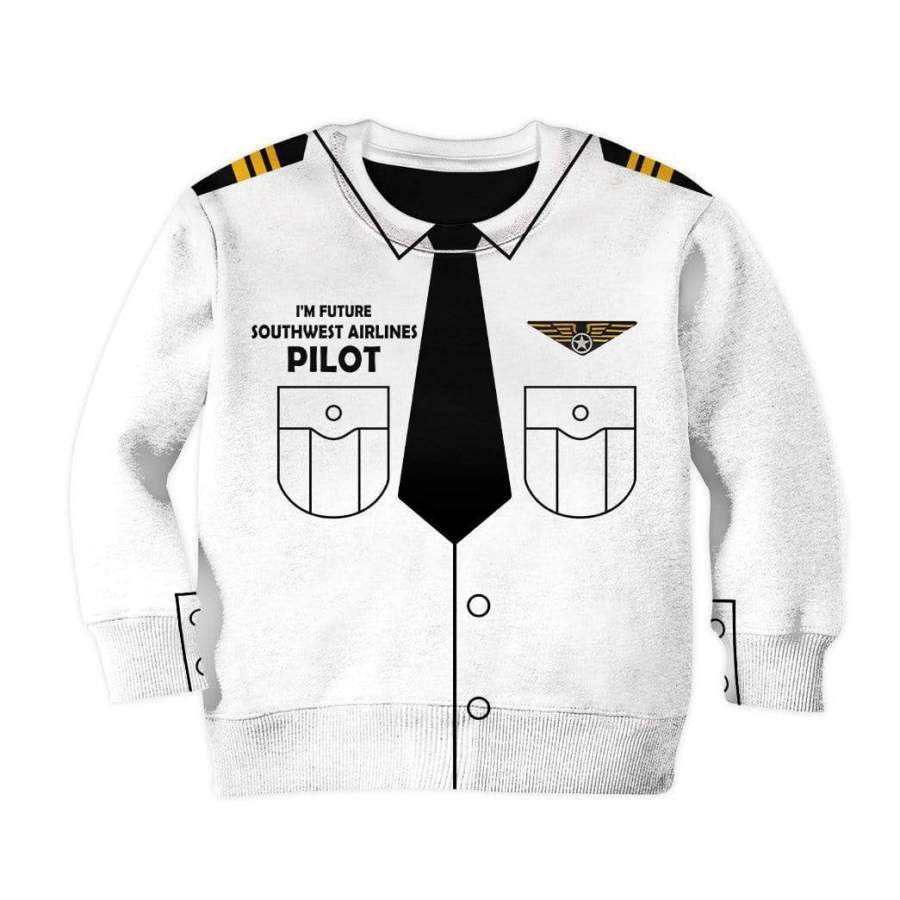 Kid Custom Hoodies Tshirt I’m future Southwest Airlines pilot Apparel Wildzill_Store