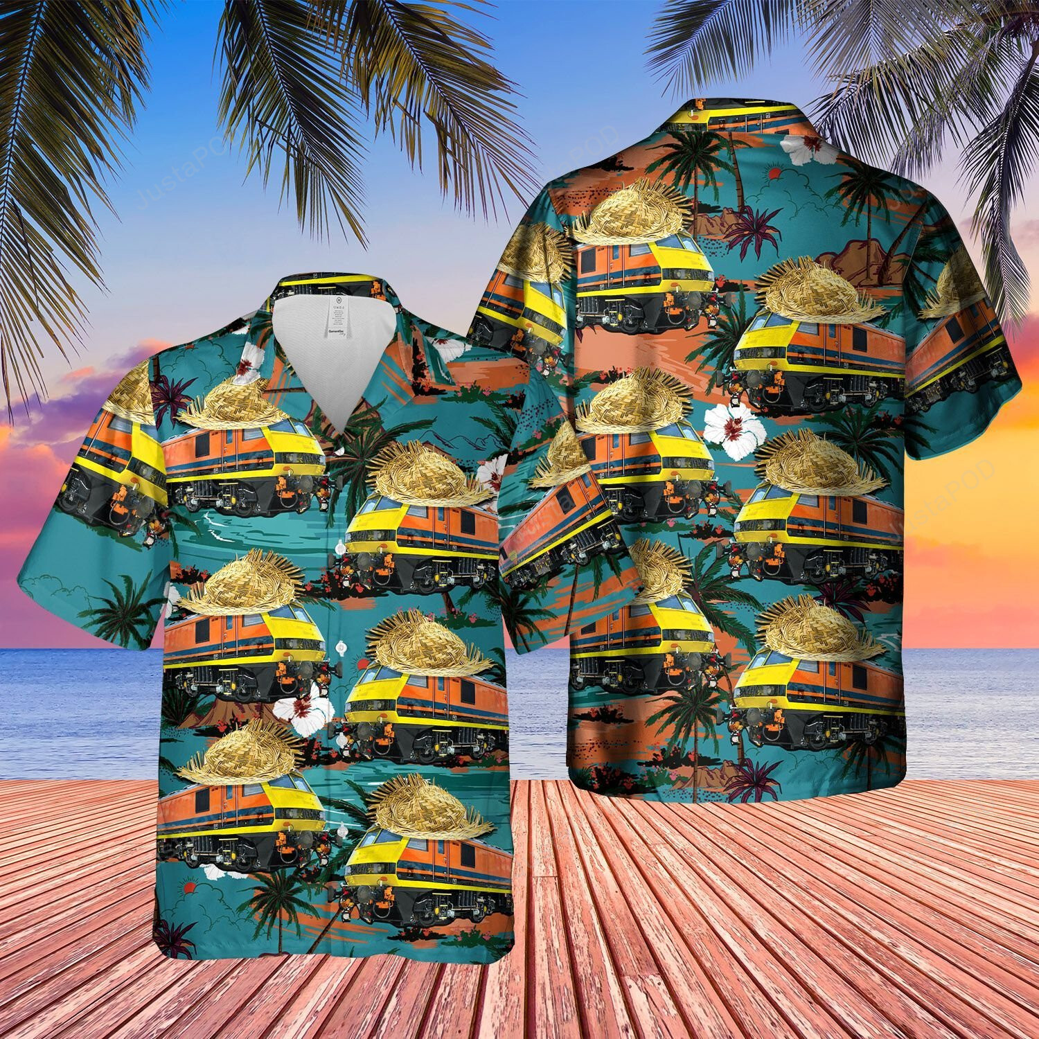 Freightliner Class 90 Locomotive Train Hawaii Shirt Ha88675