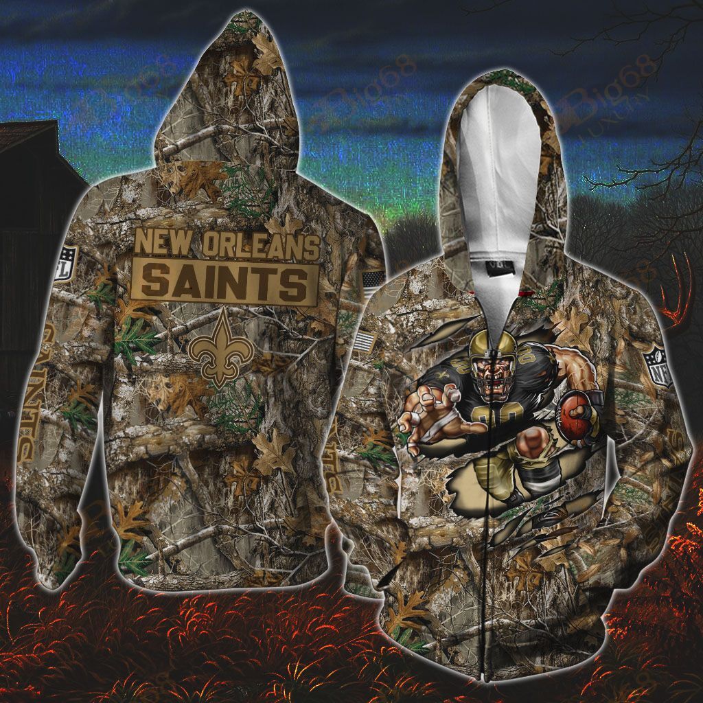 New Orleans Saints Hunting Shirt 04 M6BTH0727