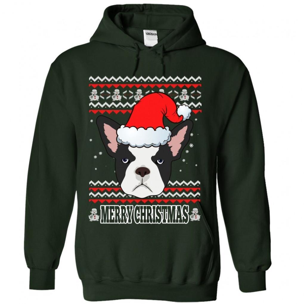 Ugly Christmas French Bulldog Hoodie 68958781