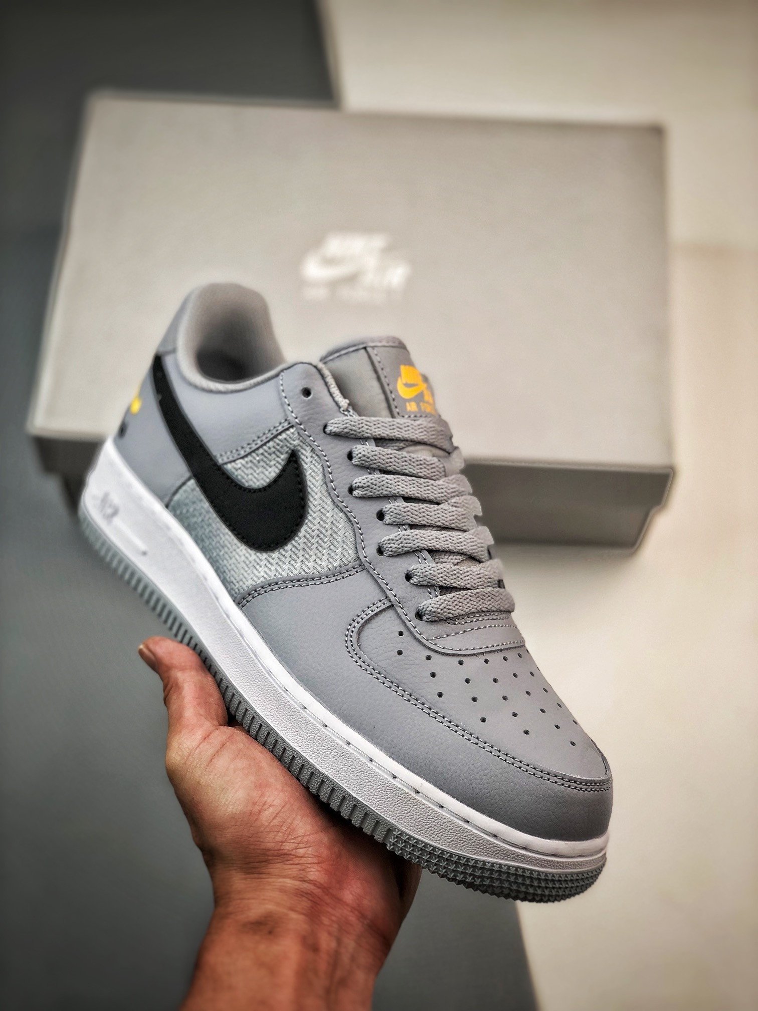 Nike Air Force 1 Low Double Swoosh Light Grey FD0666-002 5340446