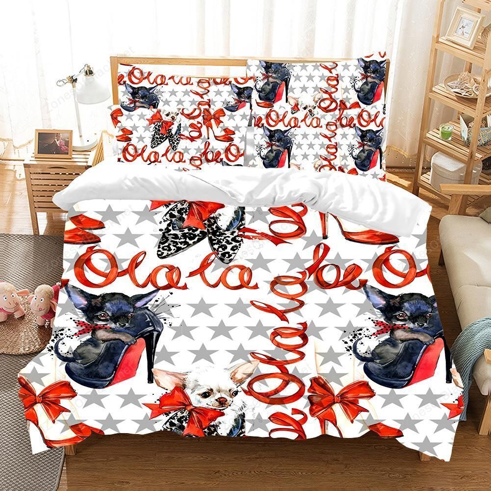 3D Watercolor Animals Dog Bedding Set Bedroom Decor