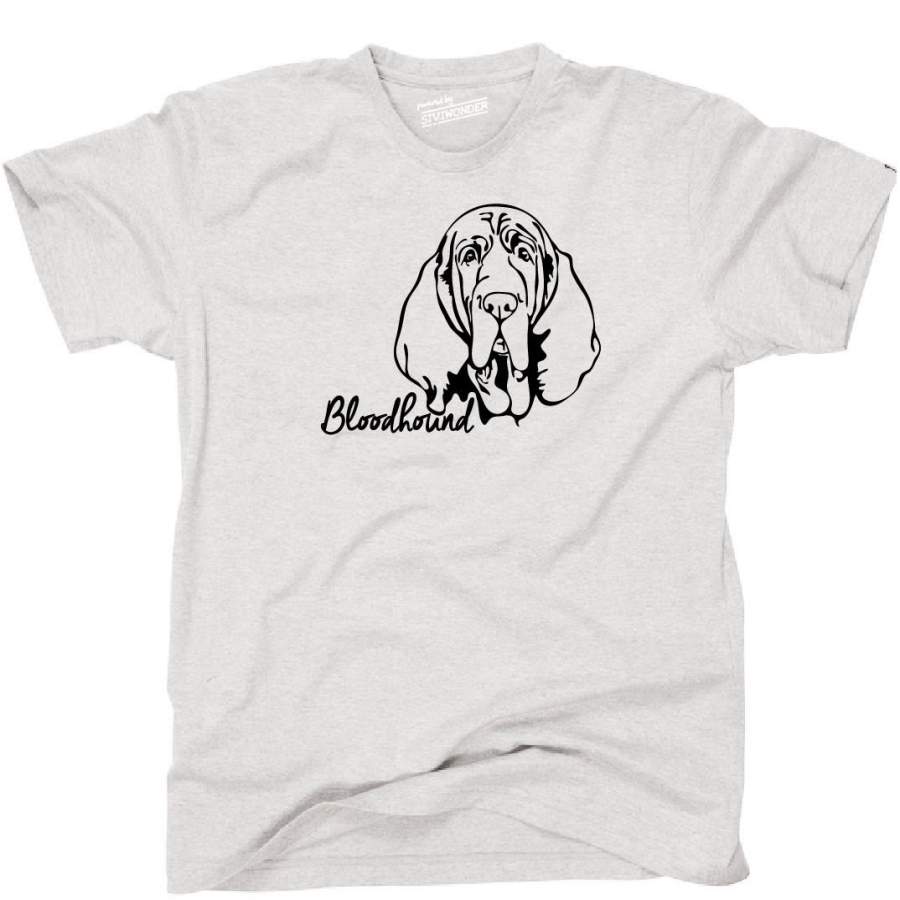 Men’s T-Shirt Bloodhound Portrait Hund Hunde Wilsigns Siviwonder
