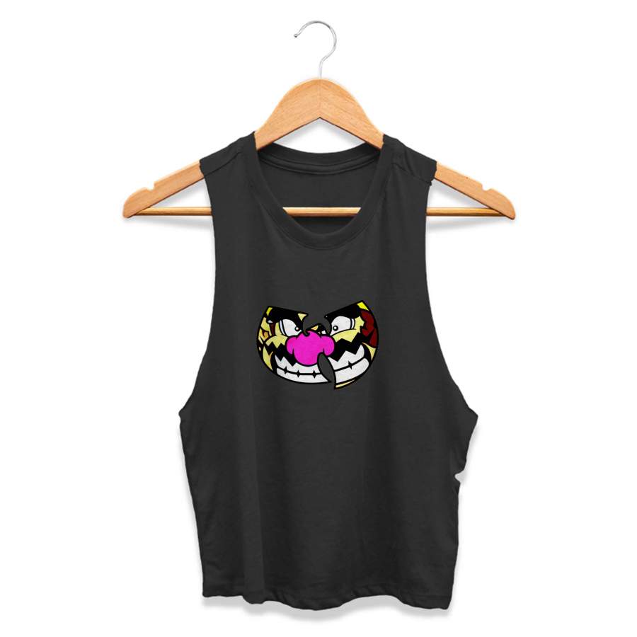 Wario Wu-tang Clan Wurio’s World Hip Hop Super Mario Bros Nintendo CPY Womans Crop Tanktop Tee