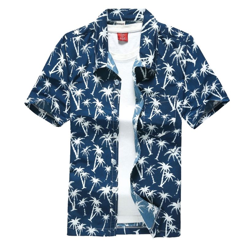 Palm Tree Blue Amazing Design Unisex Hawaii Shirt For Men And Women Ha85655