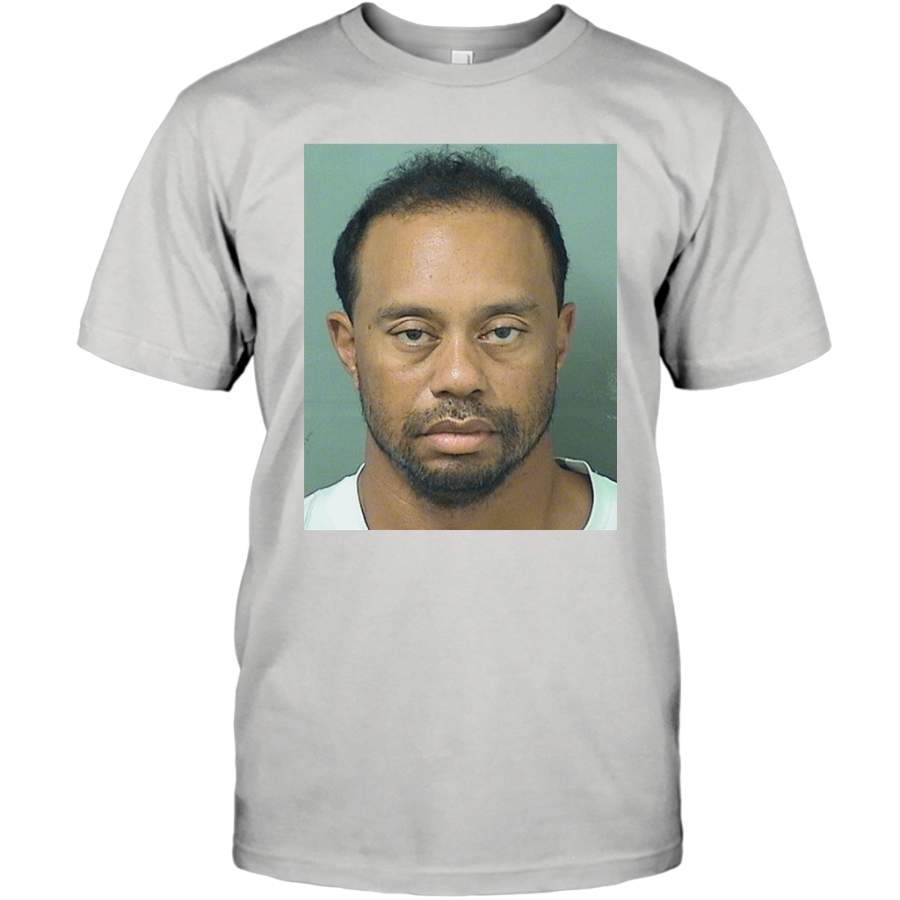 Tiger Woods Mugshot Shirt Fan Men/Women 3D All-Over Print Tshirt