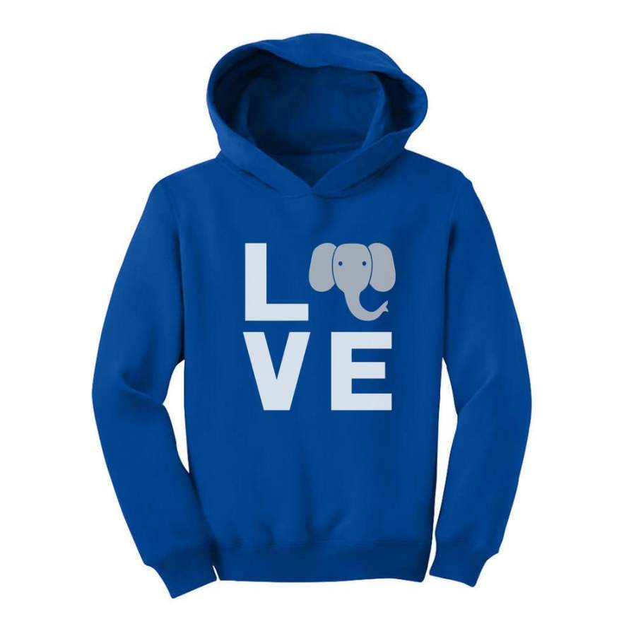 Love Elephants Be Kind To Elephants Toddler Hoodie