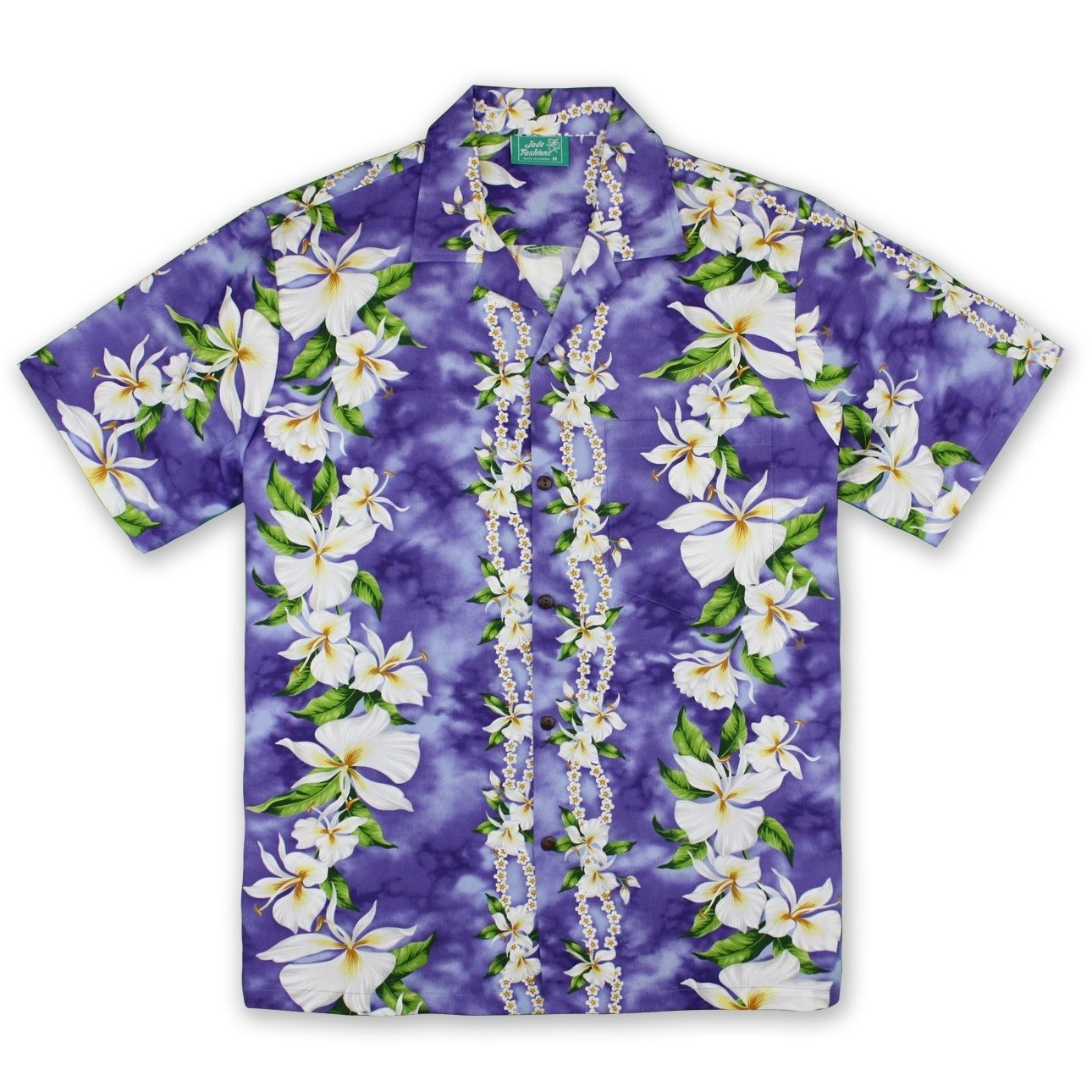 White Ginger Garden Purple High Quality Hawaii Shirt Ha37181