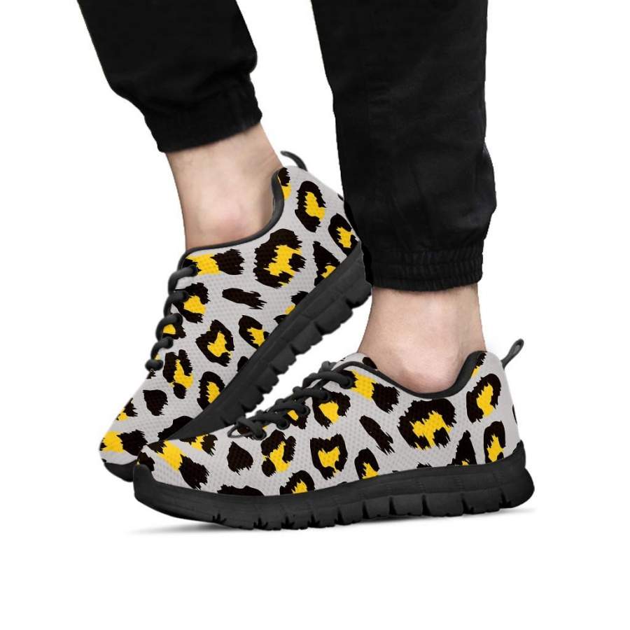 Grey Leopard Men’s Sneakers