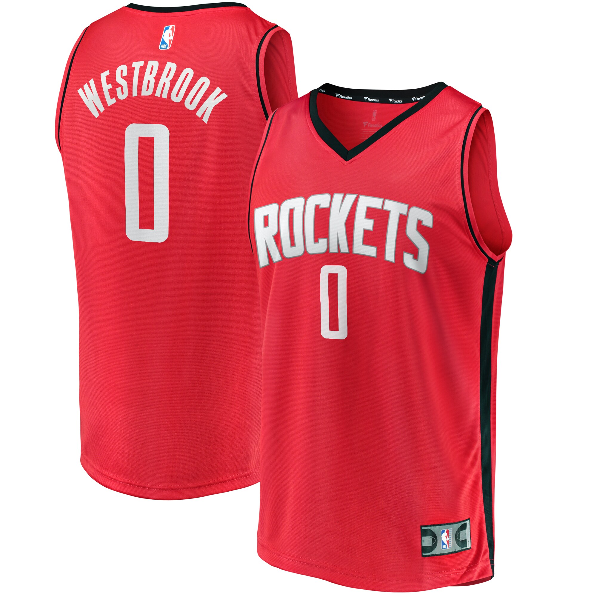 Russell Westbrook Houston Rockets Youth Fast Break Player Jersey – Icon Edition – Red