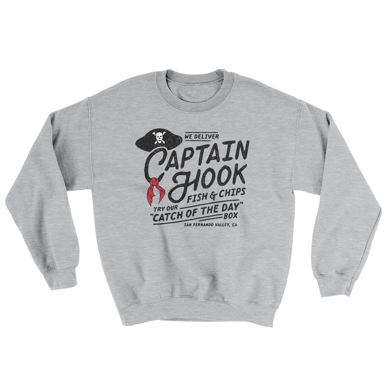 Captain Hook Fish And Chips Ugly Sweater