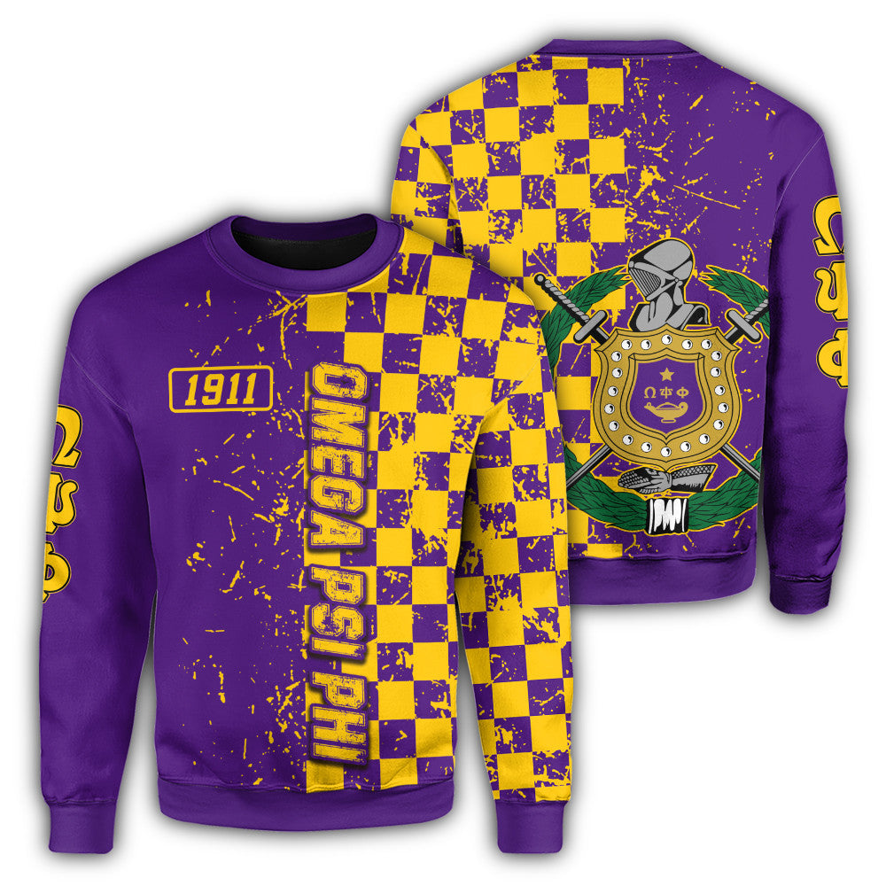 Fraternity Sweatshirt – Omega Psi Phi Caro Style Sweatshirts