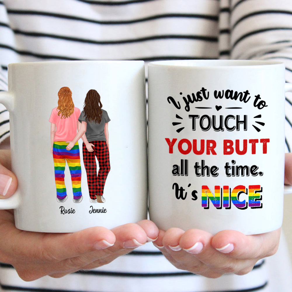 Funny Custom Lgbt Mug, Best Gift For Lbgt Friends, Anniversary Gift, Valentine’S Day Gift, Christmas Gift For Lesbian Hg98