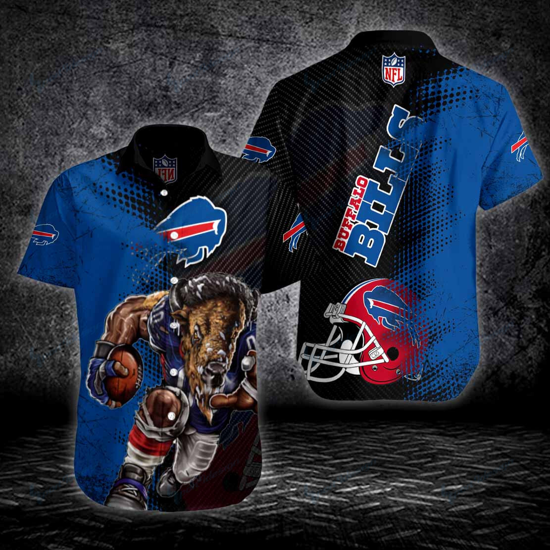 Buffalo Bills Button Shirts Bg449