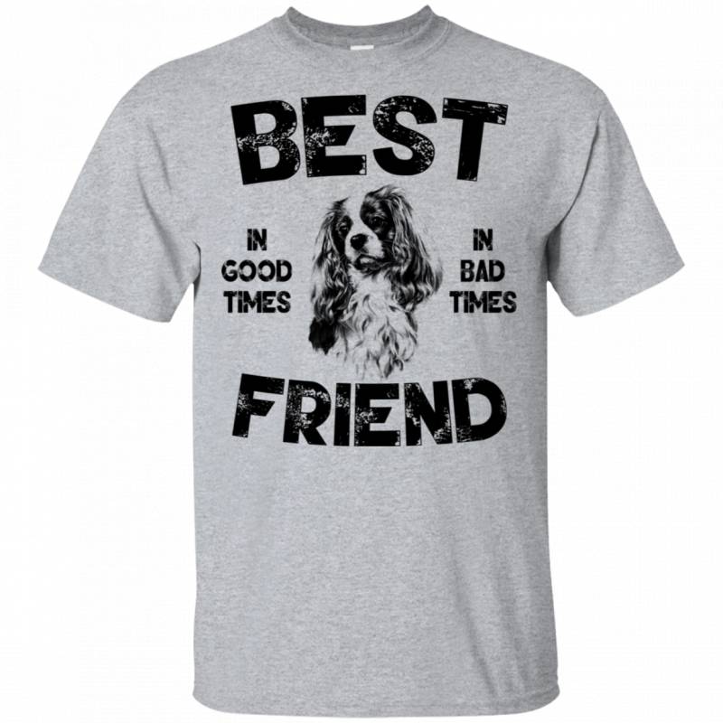 Cavalier King Charles Spaniel Best Friend In Good Times In Bad Times Tshirts HA03