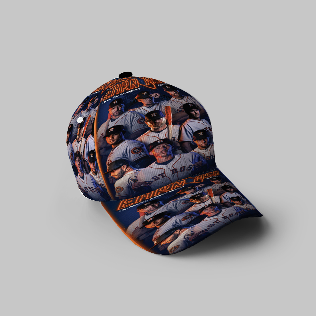 Houston Astros Team V2 3D Printing Baseball Cap Classic Hat