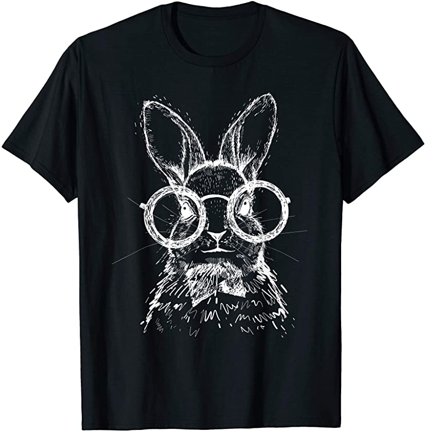 Reader Book Lover Gift Idea Bookworm Rabbit T-Shirt