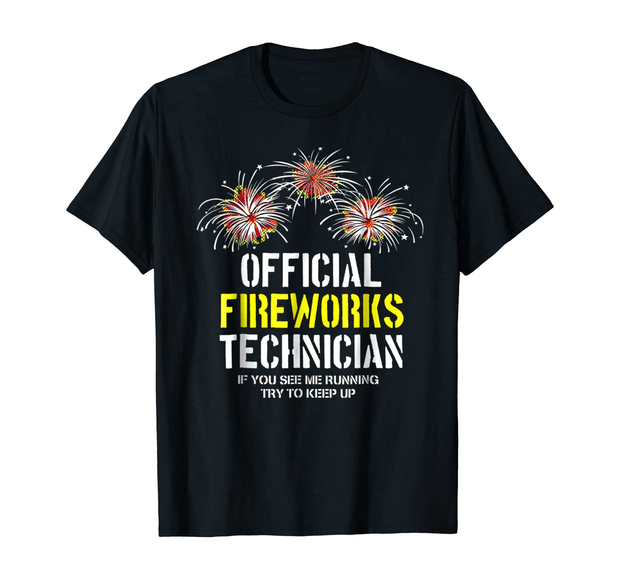 Exploding Fireworks Tech Shirt Funny 4th of July Party Gift