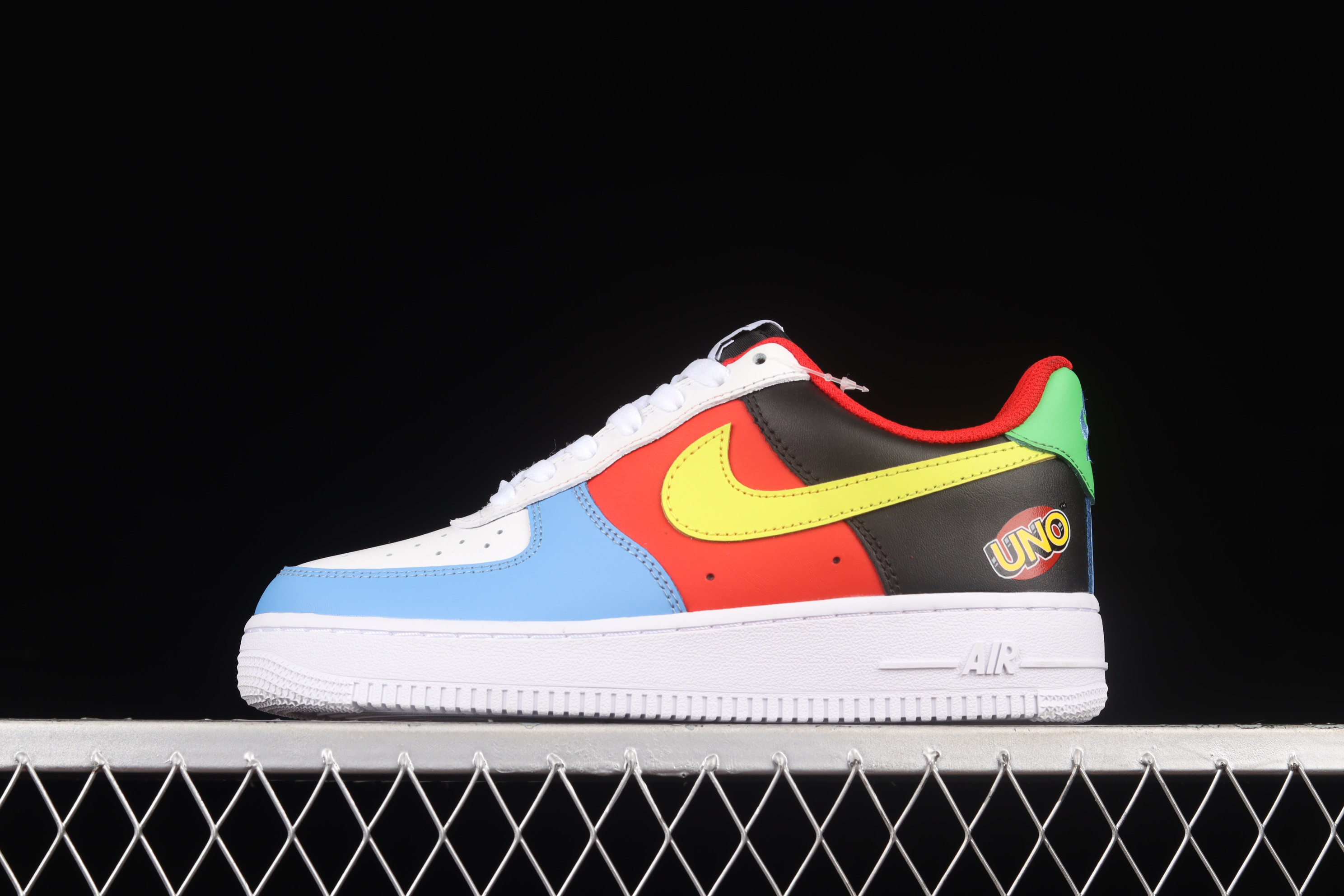 Nike Air Force 1 ’07 UNO RedBlueYellow Shoes Sneakers SNK218616945