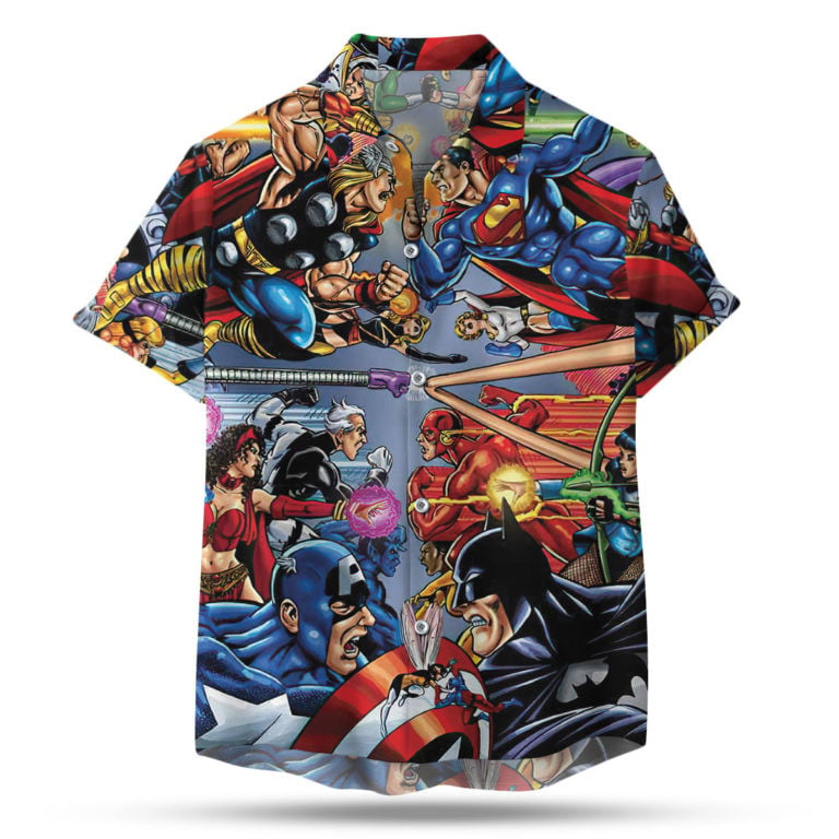 Marvel Vs Dc All Over Print Combo Hawaii Shirt Beach Shorts Ha37477