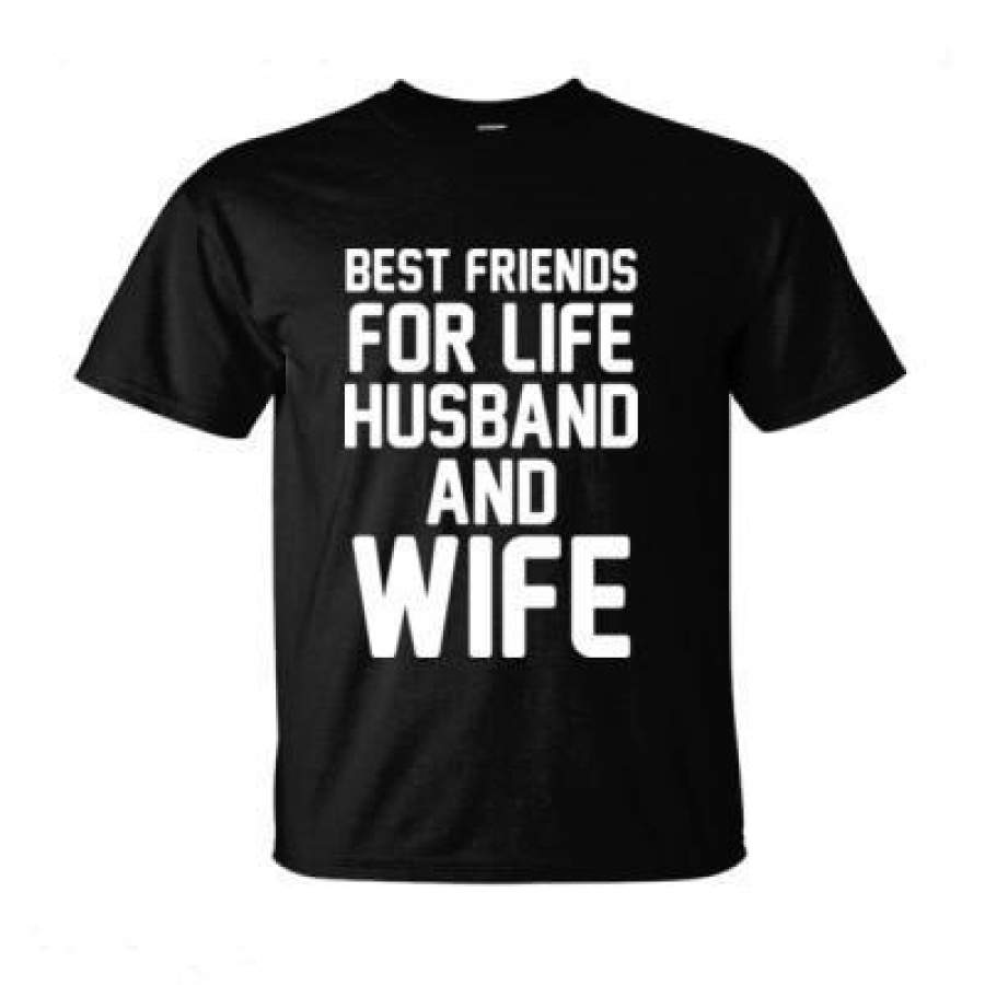 AGR Best Friends For Life Husband And Wife – Ultra-Cotton T-Shirt