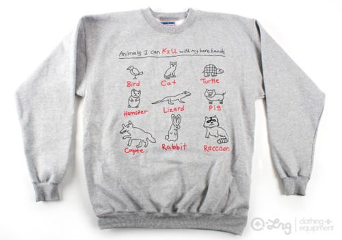 Animal I Can Kill With My Bare Hands Sweatshirt