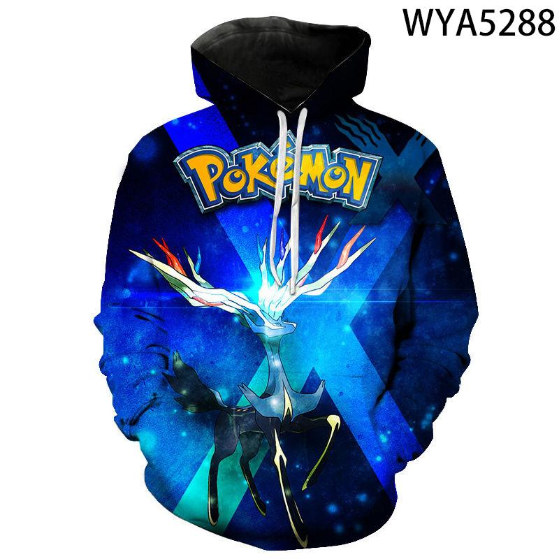 3D Printed Hoodies – Games Pokemon Sweatshirts