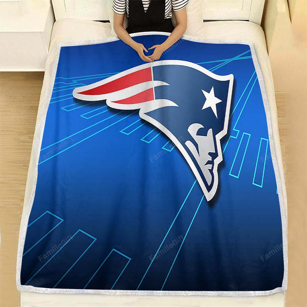 New England Patriots Fleece Blanket – American Football Soft Blanket, Warm Blanket