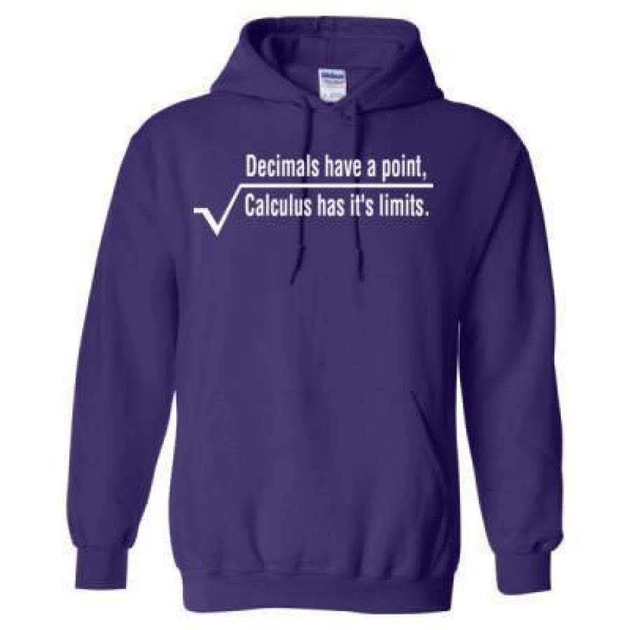 AGR Decimals Have A Point Calculus Has Its Limits Math – Heavy Blend™ Hooded Sweatshirt