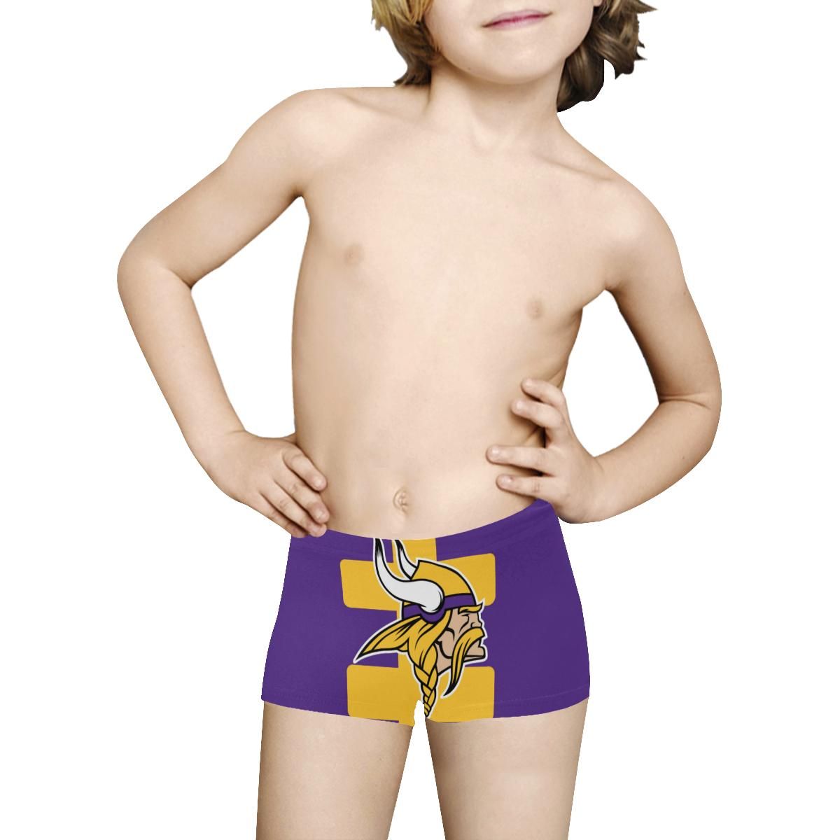 Minnesota Vikings Kids’ All Over Print Boxer Briefs Kids’ All Over Print Boxer Briefs