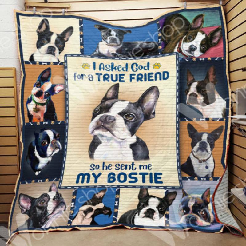 Boston Terrier Dog Blanket DCB2102 68O50