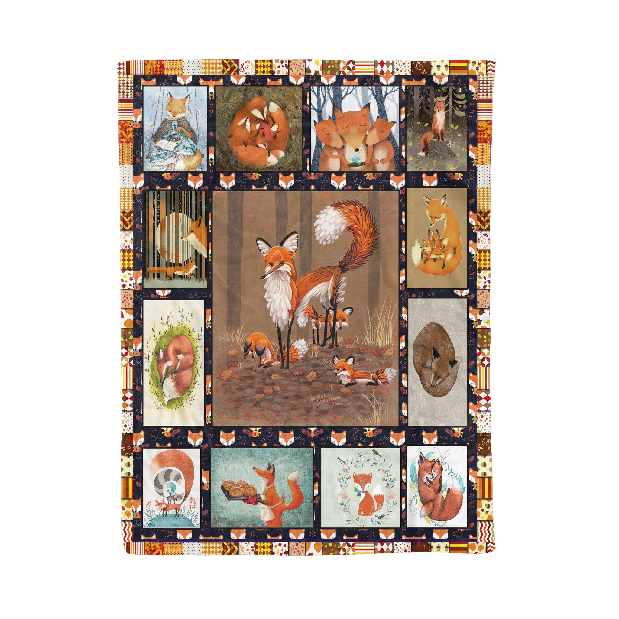 Mp2406 – Fox – Autumn Red Fox – Blanket