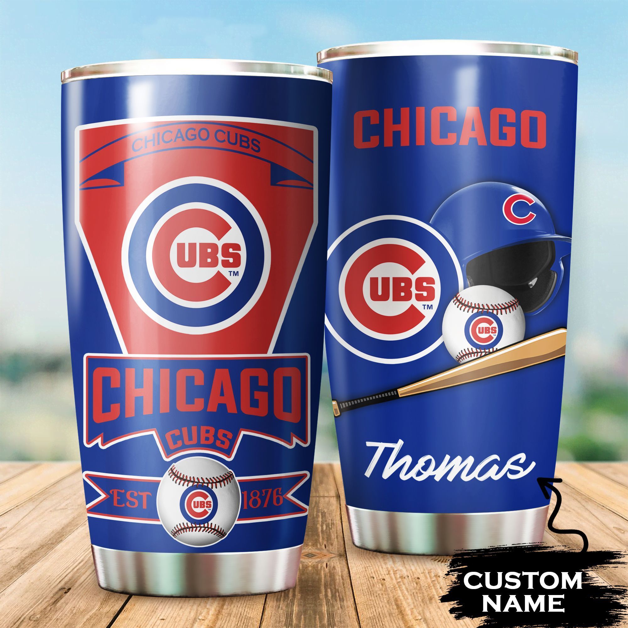 Chicago Cubs Custom Tumbler 127 L1BTH0193