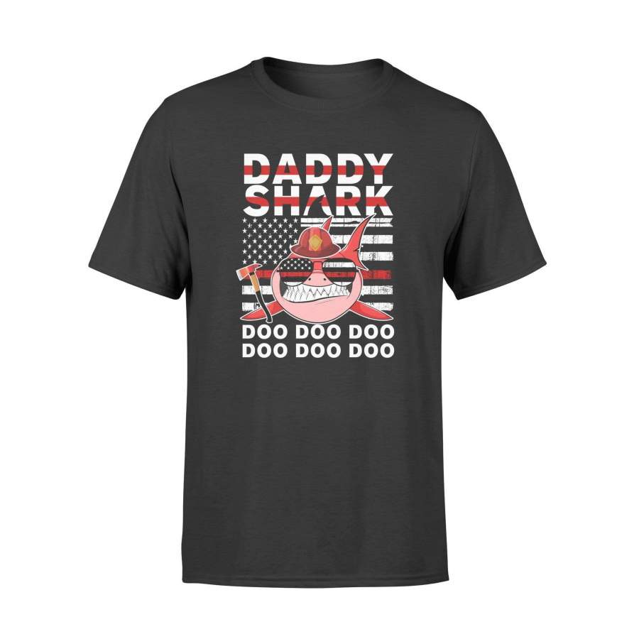 Thin Red Line – Daddy Shark Shirt – Standard T-shirt – DSAPP