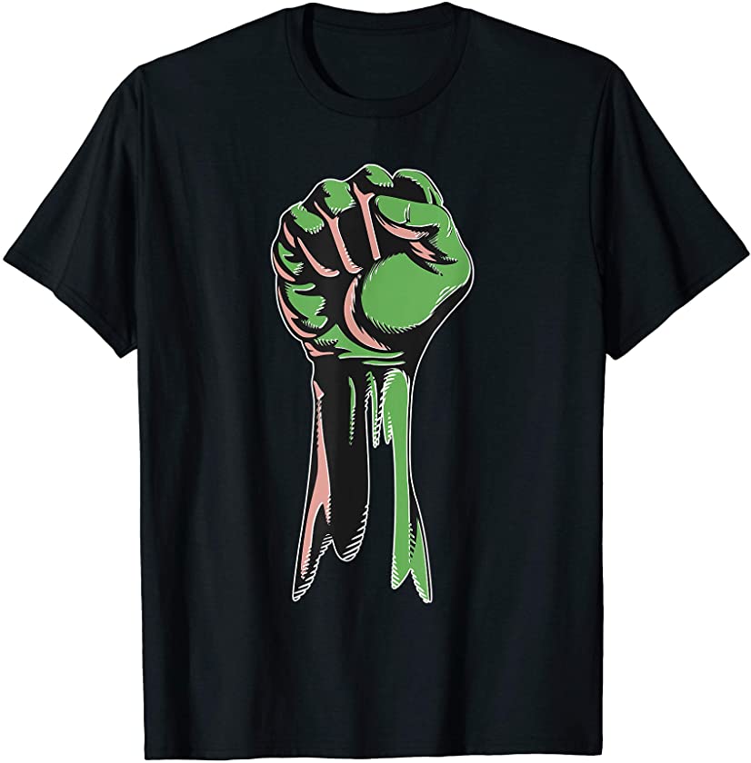 Pink & Green Fist BLM Black Lives Matter T-Shirt