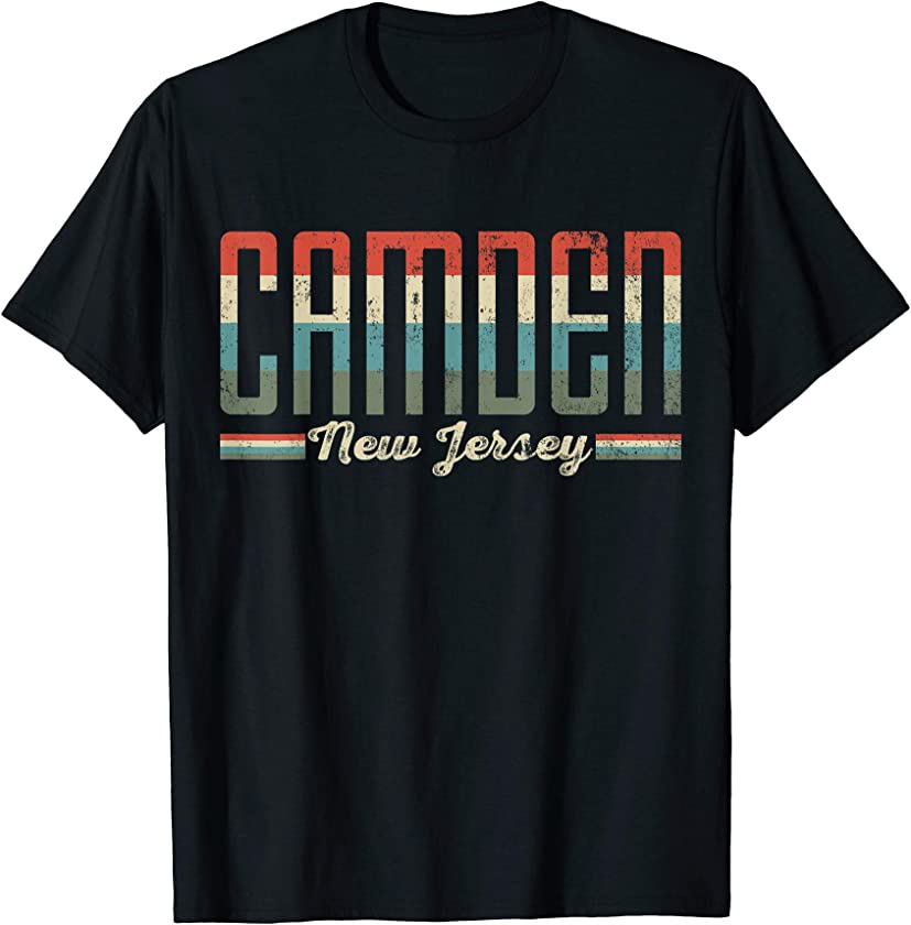 Camden New Jersey Retro Vintage Gift T-Shirt